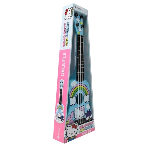 🌈Hello Kitty and Friends Ukulele Guitar by First Act, Rainbow Sky Design - Picture 2 of 4